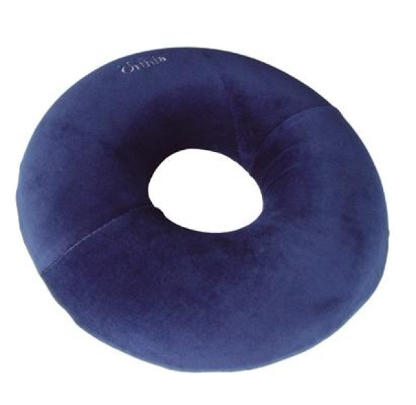 Coxim em tecido azul