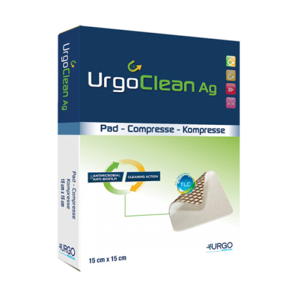Urgoclean 15x15 cx.10uni
