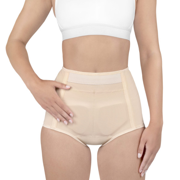 Slip para hernia para senhora com pelotas (115)