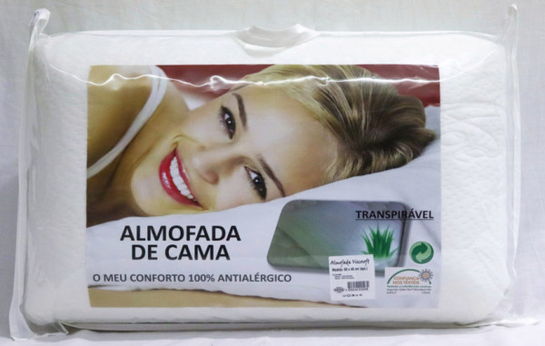 Almofada monobloco visco soft 60x40x15
