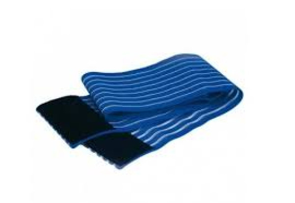 Cinta elastica azul 5cm largura x40cm comprimento