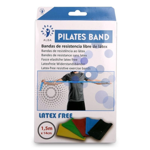Banda elastica tipo Thera Band 1,5m azul 002386