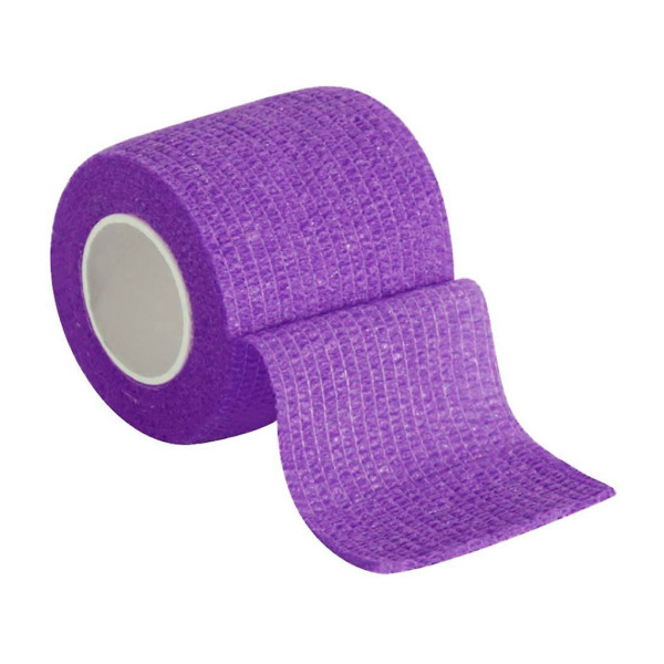 Ligadura elastica coesiva 7.5x4.5mts roxo