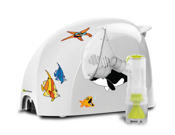 Nebulizador White  Euro Plug c/ bolsa   (HI-NEB )