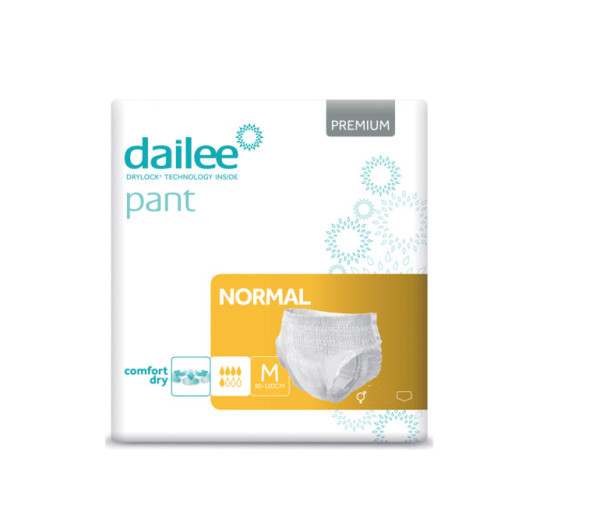 DAILEE Cueca Premium Normal T.M x15 uni.