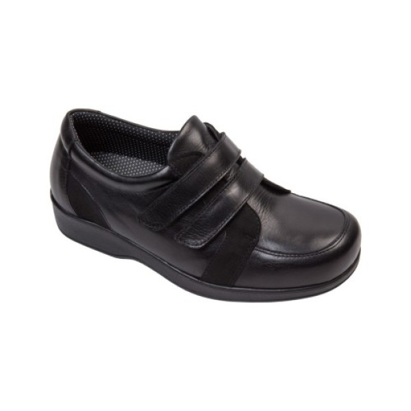 Sapato Diabetico Senhora c/velcro (001.005) (36, PRETO)