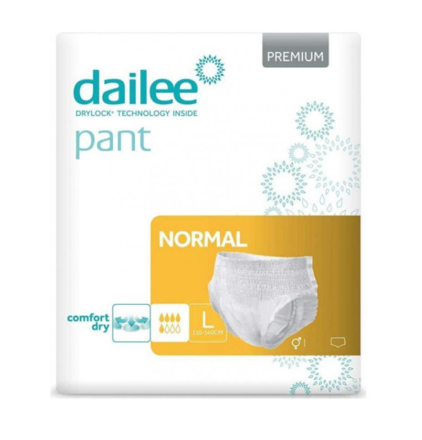 DAILEE Cueca Premium Normal T.L x15 uni.
