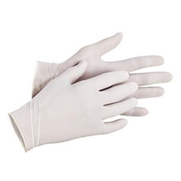 Luvas latex com po x100(L) (L)