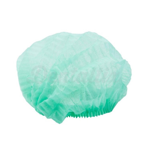 Touca descartavél verde em tst x100 ref.04199