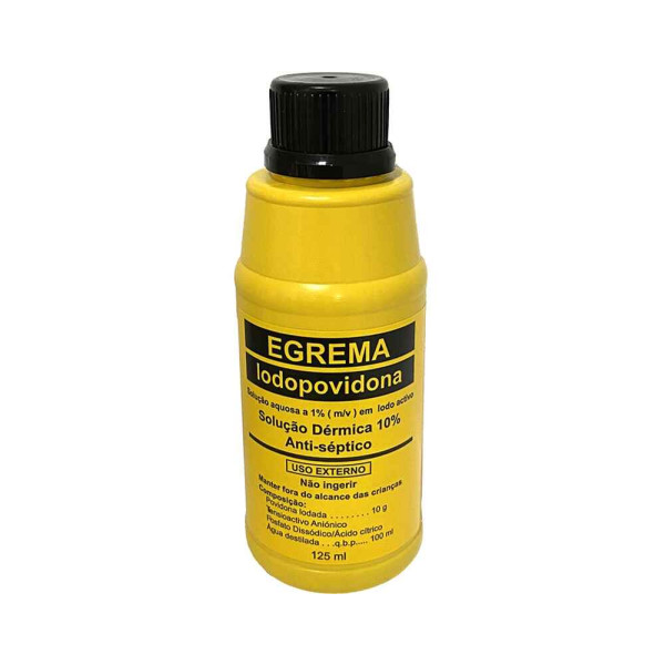 Iodopovidona dermica 125ml Egrema
