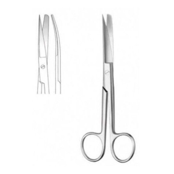 Tesoura Curva  Bicos Fino/Rombo 15cm 13-144