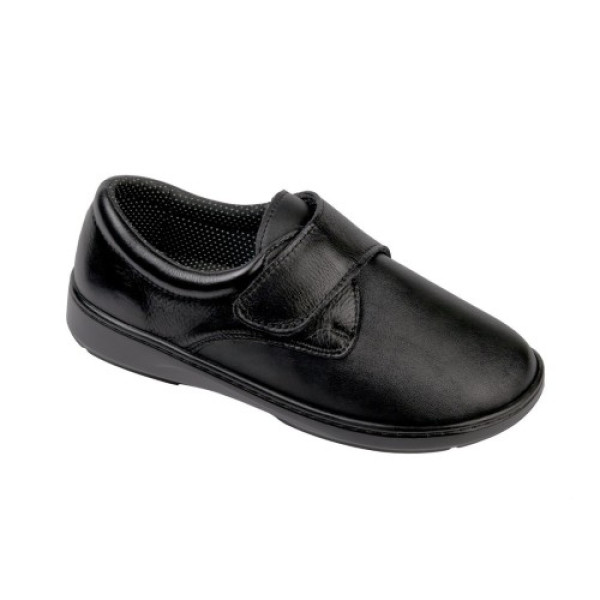 Sapato Pele/textil stretch s.baixo (PRETO, 35)