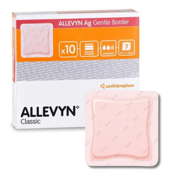 Allevyn AG Gentle Border 12.5x12.5 x10uni